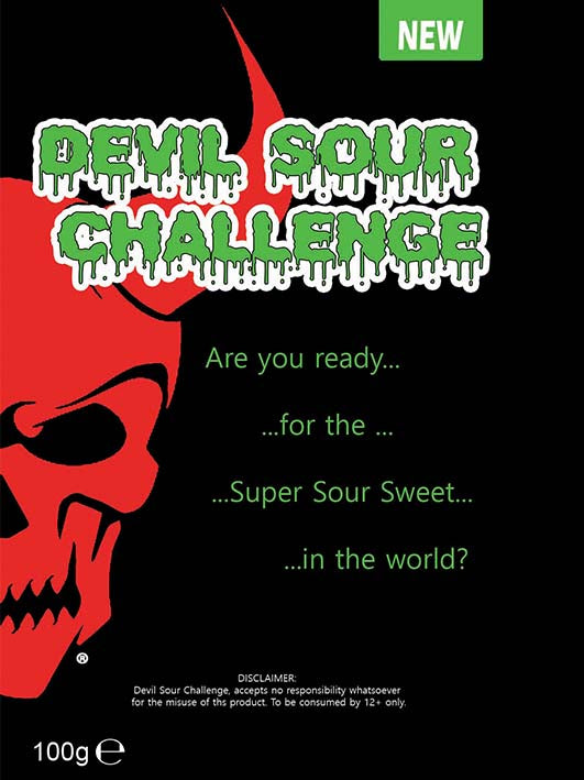 Devil Sour Challenge - Brand New Super Sour Sweet In The World!
