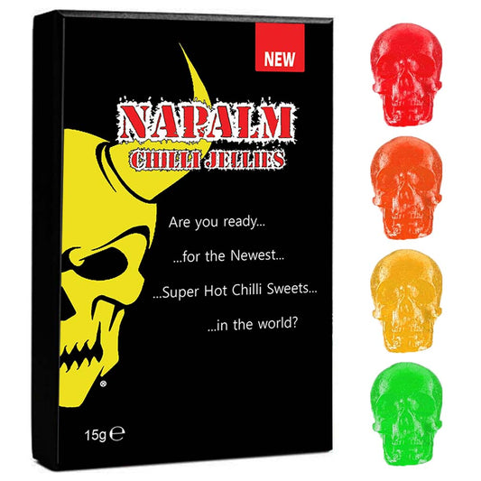 Napalm Super Hot Chilli Jellies - Brand New