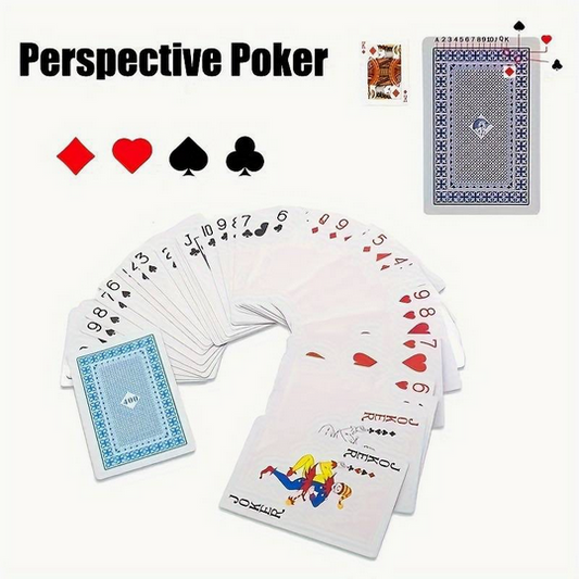 Marked Cards - Telepathy Tricks With The Perspective Poker, Magic Show